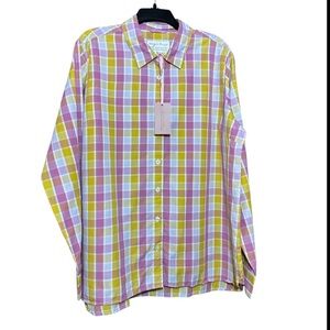 Evy's tree, the Army shirt, new casual button front. Size 1X